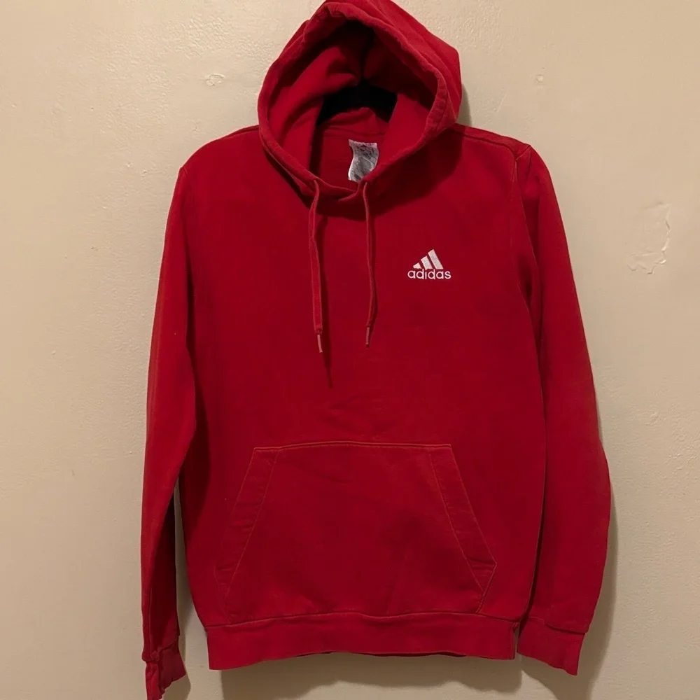 Adidas Men's Bold Red Hoodie